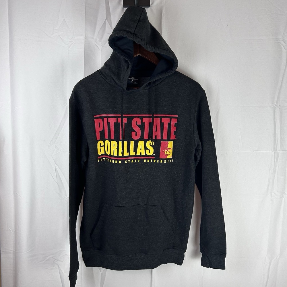 Pittsburg Pitt State‎ Gorillas Colosseum Long Sleeve Black Hoodie Sweatshirt S